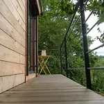 Le Moonloft Insolite Tiny-house Dans Les Arbres&1 Séance De Sauna Pour 2 Avec Vue Panoramique Osenbach
