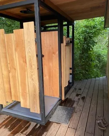 Casa de Férias Le Moonloft Insolite Tiny-house Dans Les Arbres & 1 Seance De Sauna Pour 2 Avec Vue Panoramique