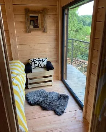 Le Moonloft Insolite Tiny-house Dans Les Arbres&1 Séance De Sauna Pour 2 Avec Vue Panoramique Osenbach