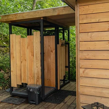 Casa de Férias Le Moonloft Insolite Tiny-house Dans Les Arbres & 1 Seance De Sauna Pour 2 Avec Vue Panoramique