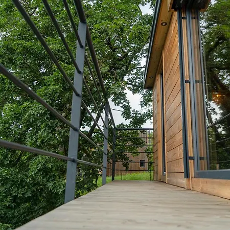 Le Moonloft Insolite Tiny-house Dans Les Arbres & 1 Seance De Sauna Pour 2 Avec Vue Panoramique Casa de Férias *