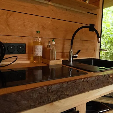 Le Moonloft Insolite Tiny-house Dans Les Arbres & 1 Seance De Sauna Pour 2 Avec Vue Panoramique Holiday home Osenbach