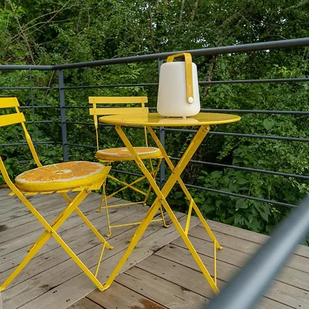 بيت للعطل Le Moonloft Insolite Tiny-house Dans Les Arbres & 1 Seance De Sauna Pour 2 Avec Vue Panoramique *