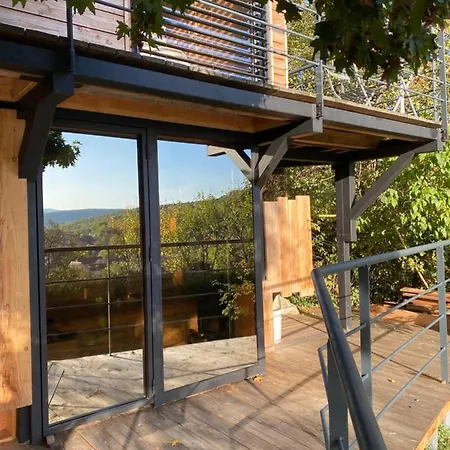 Holiday home Le Moonloft Insolite Tiny-house Dans Les Arbres & 1 Seance De Sauna Pour 2 Avec Vue Panoramique Osenbach